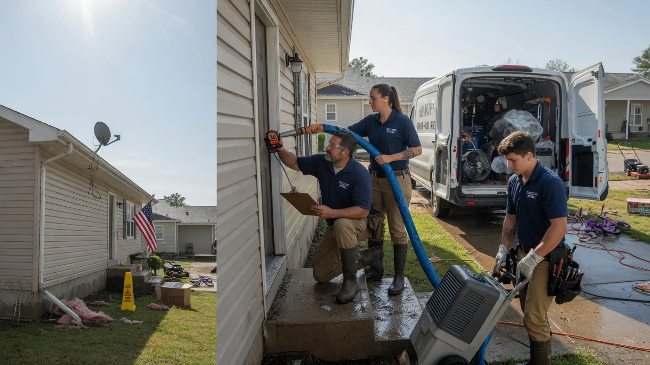 Ceiling Water Damage Restoration in Odessa, WA near me